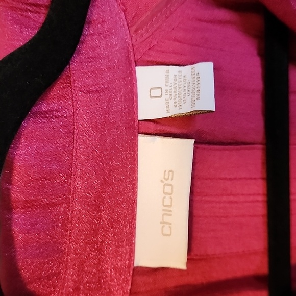 Chico’s Pink Oversized Jacket - Size 0 - Picture 2 of 4